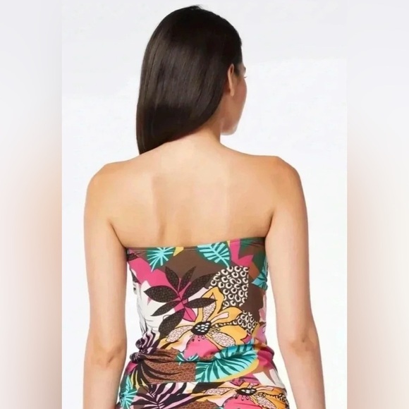 Bleu Rod Beattie Run Wild Draped Bandeau
Tankini Top and Bikini Bottom Size 14 - Picture 5 of 11